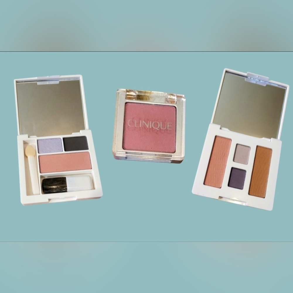 BRAND NEW CLINIQUE EYESHADOW PALETTE DUOS AND BLUSH SET DISCONTINUED (GWP)